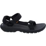 Schwarze Vegane Outdoor-Sandalen mit Klettverschluss leicht für Herren Größe 40,5 für den für den Sommer 