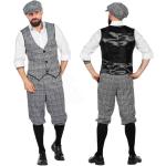 Graue Peaky Blinders Charleston-Kostüme & 20er Jahre Kostüme aus Polyester für Herren Größe XL 