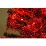 Rote LED Lichterketten mit Weihnachts-Motiv aus Kupfer 