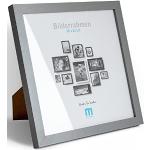 Silberne Minimalistische Nachhaltige Quadratische Fotorahmen aus Holz 20x20 1-teilig 