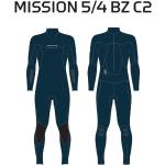 2023 Mission Fullsuit 5/4/3 BZ C2 deepblue 56/XXL