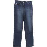 Blaue Vintage Gerry Weber Romy Stretch-Jeans mit Reißverschluss aus Baumwolle für Damen Größe L 