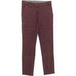 Bordeauxrote Brax Maron Slim Fit Jeans mit Reißverschluss aus Denim für Damen Größe L Weite 27 