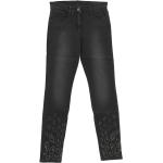 Schwarze Brax Skinny Jeans mit Reißverschluss aus Baumwolle für Damen Größe L Weite 27 