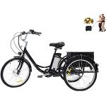 24'' Elektro-Dreirad für ältere Menschen Hybrid-Dr