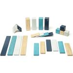 24 magnetische Holzbausteine blau | Tegu