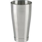 Silberne Runde Boston Shaker aus Glas 1-teilig 