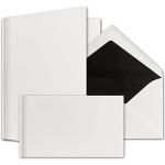 Schwarze Briefpapier & Briefbögen DIN B6, 100g aus Papier 