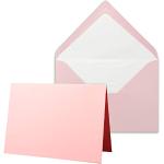 Reduzierte Rosa Einladungskarten & Einladungen DIN B6 aus Papier 