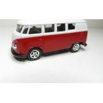 Rote Welly Volkswagen / VW Transport & Verkehr Modell-LKWs aus Metall 