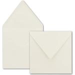 Reduzierte Weiße Briefumschläge quadratisch aus Papier 