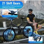 26 Zoll Erwachsen Fahrrad 21-Gang Mountainbike Klappfahrrad Rennrad MTB Faltrad