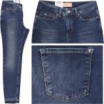 Dunkelblaue MAC Jeans Skinny Jeans aus Denim für Damen 