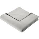 Silberne Unifarbene Biederlack Kuscheldecken & Wohndecken aus Microfaser 150x200 