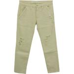 Sandfarbene Iro Slim Fit Jeans mit Reißverschluss aus Denim für Damen 