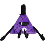 28CM Gravity Falls Plush Toy Bill Cipher Purple Triangle Villain Cartoon Fans