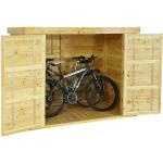 Braune MCW Fahrradboxen Für 2 Fahrräder abschließbar 