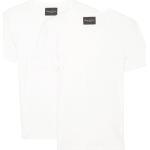 Weiße Kurzärmelige Marc O'Polo Nachhaltige Kurzarm-Unterhemden für Herren 2-teilig 
