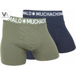 Reduzierte Marineblaue Muchachomalo Herrenboxershorts aus Baumwollmischung Größe S 2-teilig 