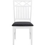 Weiße Esszimmerstühle & Küchenstühle lackiert aus Massivholz Breite 0-50cm, Höhe 50-100cm, Tiefe 50-100cm 2-teilig 