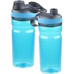 2er-Set BPA-freie Sport-Trinkflaschen, 700 ml, auslaufsicher, blau