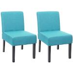 Petrolfarbene Mendler Loungestühle aus Textil Breite 0-50cm, Höhe 50-100cm, Tiefe 50-100cm 2-teilig 