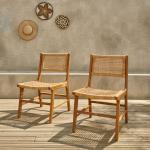 Gartenstühle & Balkonstühle aus Holz 2-teilig 