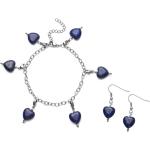 Reduzierte Blaue Edelstein Armbänder mit Lapislazuli für Damen 2-teilig 