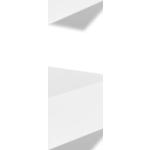 Weiße vidaXL DVD-Wandregale aus MDF Breite 0-50cm, Höhe 0-50cm, Tiefe 0-50cm 2-teilig 