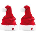 Rote Infactory Weihnachtsmützen aus Polyester 45 für Damen 