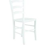 Weiße Hela-Tische Stuhl-Serie lackiert aus Massivholz Breite 0-50cm, Höhe 0-50cm, Tiefe 0-50cm 2-teilig 