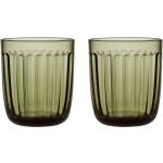Reduzierte Grüne Skandinavische Iittala Raami Glasserien & Gläsersets aus Glas 2-teilig 