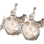 Goldene Shabby Chic etc-shop Tischlampen & Tischleuchten mit Weihnachts-Motiv aus Metall 