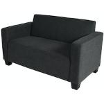 Graue Moderne Mendler Zweisitzer-Sofas aus Textil mit Armlehne Breite 100-150cm, Höhe 0-50cm 2 Personen 