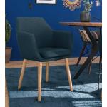 Reduzierte Blaue Moderne Mørteens Armlehnstühle geölt aus Massivholz Breite 50-100cm, Höhe 50-100cm, Tiefe 50-100cm 