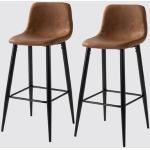 Reduzierte Braune Ars Manufacti Barhocker & Barstühle aus Kunstleder Breite 100-150cm, Höhe 100-150cm, Tiefe 0-50cm 