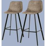 Reduzierte Braune Vintage Ars Manufacti Vintage Barhocker & Barstühle aus Microfaser Breite 100-150cm, Höhe 100-150cm, Tiefe 50-100cm 