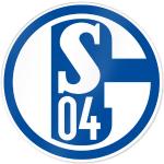 Royalblaue Schalke 04 Aufkleber 