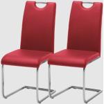 Reduzierte Rote roomscape Freischwinger Stühle aus Kunstleder Breite 0-50cm, Höhe 0-50cm, Tiefe 0-50cm 