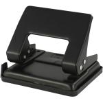 2x PAVO Premium Bürolocher mit Anschlagschiene für 20 Blatt Metallgehäuse schwarz - PA-8006809//02