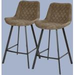 Reduzierte Braune Rustikale Ars Manufacti Vintage Barhocker & Barstühle aus Microfaser Breite 50-100cm, Höhe 50-100cm, Tiefe 50-100cm 