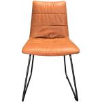 Reduzierte Orange Moderne Esszimmerstühle & Küchenstühle aus Kunstleder Breite 0-50cm, Höhe 0-50cm, Tiefe 0-50cm 