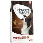 2x12kg Medium Senior Concept for Life Hundefutter trocken