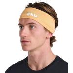 Peachfarbene 2XU Strick-Stirnbänder aus Polyester für Herren Einheitsgröße 