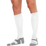2XU VECTR Light Cushion Full Length Socks White/Grey White/Grey L2