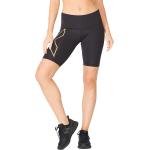 Schwarze 2XU Stretch-Shorts für Damen Größe XS 
