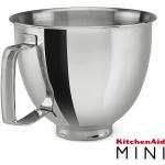 Silberne KitchenAid Kompakt-Küchenmaschinen Polierte aus Edelstahl 