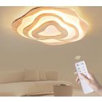 Reduzierte Weiße Dimmbare LED Deckenleuchten aus Holz 