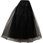 Schwarze Damenpetticoats aus Polyester Einheitsgröße für die Braut 