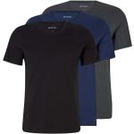 Reduzierte Schwarze Kurzärmelige HUGO BOSS BOSS Rundhals-Ausschnitt T-Shirts aus Baumwolle für Herren 3-teilig 